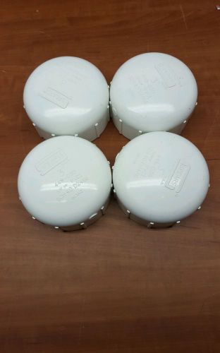 (LOT OF 4) SPEARS PVC CAP 3&#034;  FEMALE THREAD SCH 40 448-030-FREE SHIPPING