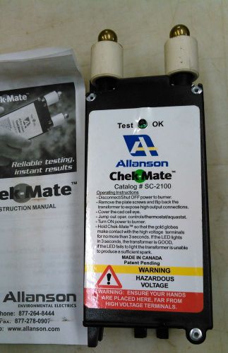 Allanson Chek-Mate SC-2100 Transformer/Ignition Electronic Tester = NOS