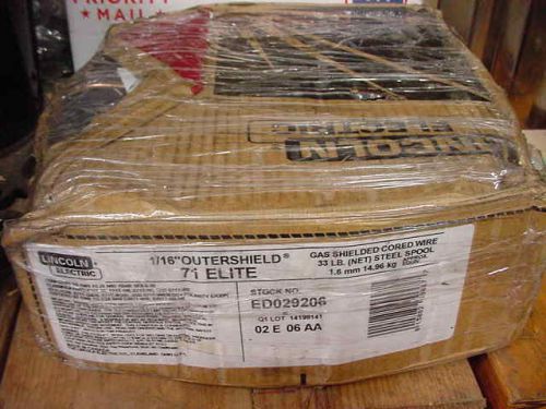 33 LB Spool Lincoln E71T-1C Mig Welding Wire 0.062&#034;  Steel A520 1/16&#034;