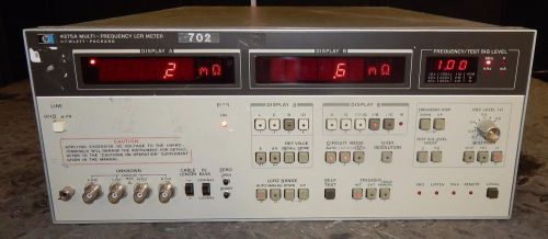 HP HEWLETT PACKARD AGILENT MODEL # 4275A MULTI-FREQUENCY LCR METER  (#1672)