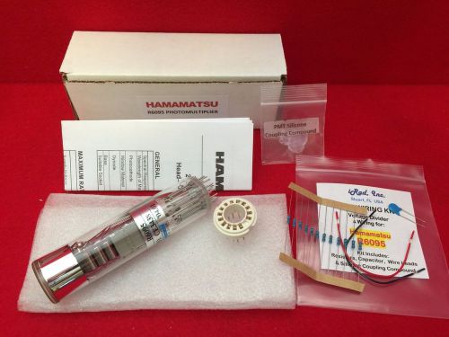 Hamamatsu R6095 PMT Photomultiplier KIT -Includes PMT Electronics Leads Compound