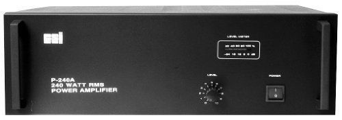 CSI PROFESSIONAL SERIES 240 Watt RMS Power Amplifier #P-240A    *NEW IN BOX*