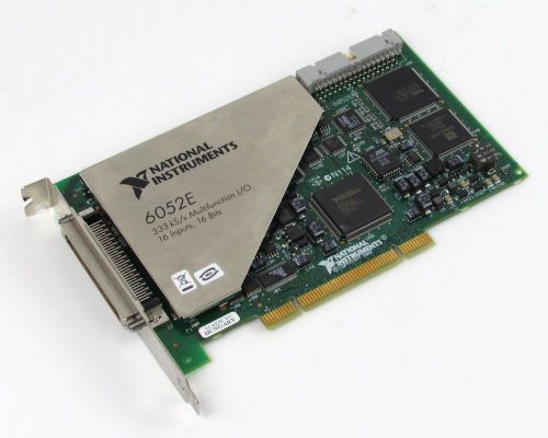 National Instruments 6052E DAQ Card 333 KS/s Multifunction I/O, 16 Inputs / Bits