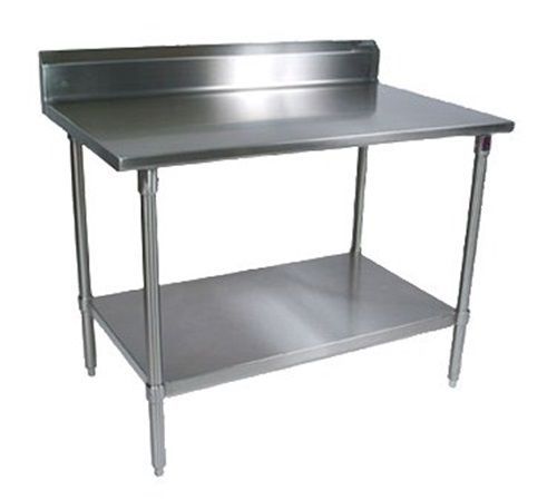 John Boos ST6R5-3096SSK Work Table - 96&#034; 96&#034;W x 30&#034;D stainless steel
