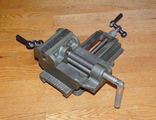 JACOB No. 100 4 Inch CROSS SLIDE Machinist VISE Machining DRILL PRESS Holder