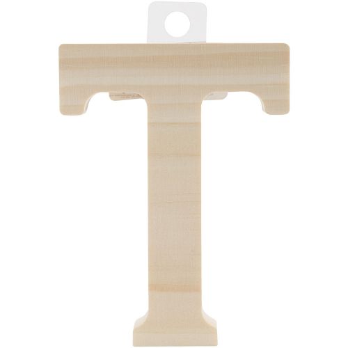 &#034;Wood Letter 5&#034;&#034;-T, Set Of 6&#034;