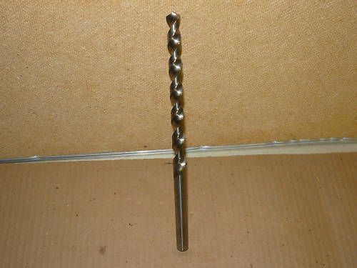 EXTRA LONG LENGTH DRILL 15/32&#034;DIAMx9&#034;OVERALL STR SHANK HIGH SPEED USA NEW$12.00