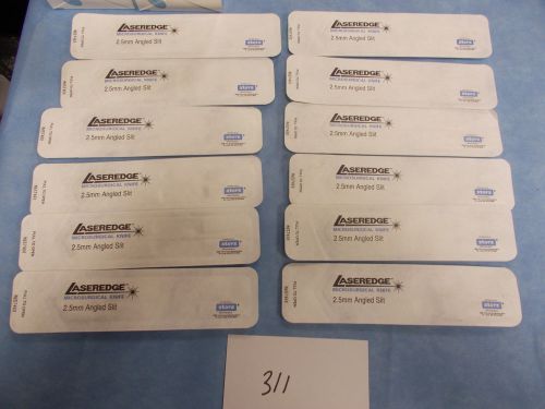 Storz Laseredge Microsurgical Knifes, 2.5mm, Angled, # M657400 (Qty 12) STERILE