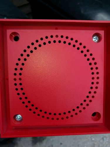 SIEMENS S-LP70 RED 70V FIRE ALARM SPEAKER 500-698801