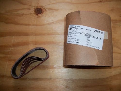 50 pack) 3M sanding Belt , P180  1&#034; x 11&#034;