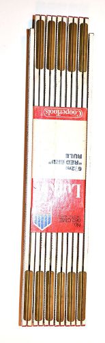 NOS Lufkin USA 6&#039;/2m &#034;RED END&#034; Folding WOODEN RULE 1/16&#034; ,1cm &amp; 1mm grad #062CME