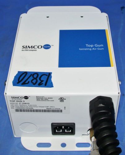 (1) Used Simco Top Gun 3 Low Balance Ionizing Air Gun