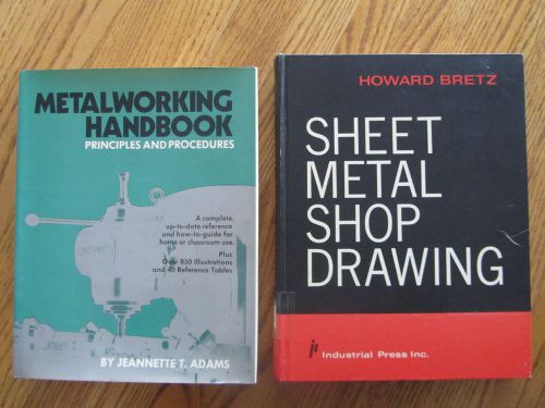 Metalworking Handbook and Sheet Metal Shop Drawing - 2 Books - tool &amp; die