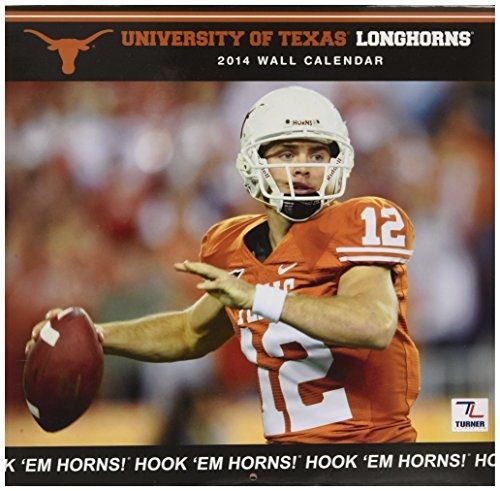 Turner - Perfect Timing 2014 Texas Longhorns Team Wall Calendar, 12 x 12 Inches