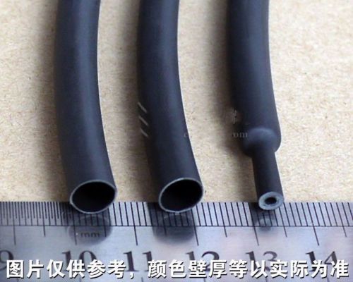 ?6mm adhesive lined 4:1 black waterproof heat shrink tubing 5m tube sleeve for sale