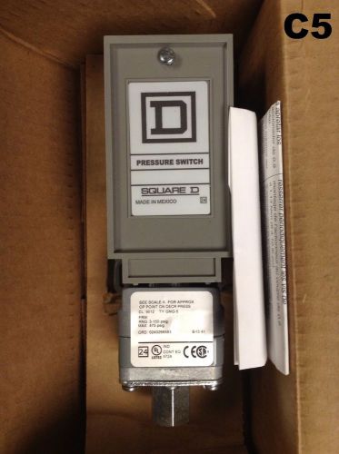 Square D 9012 GNG-5 Industrial Pressure Switch Series B-NIB