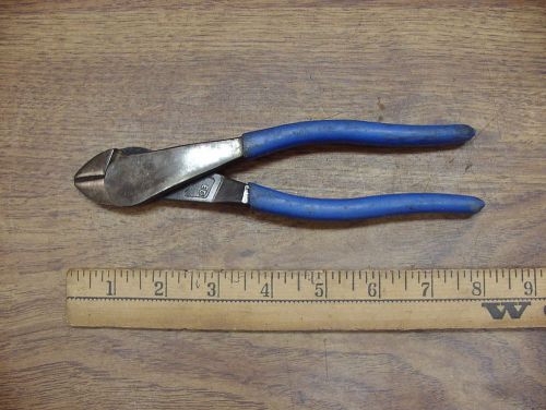 Klein Tools  2000-48 High Leverage Diagonal Cutting  Pliers,8&#034;,Good Vinyl Grips