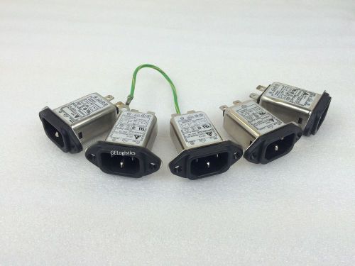 Lot of 5! Delta Electronics EMI Filter 10GEEG Connector Filter