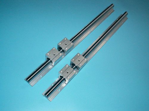 20MM SBR20-3500mm LINEAR SLIDE GUIDE SHAFT 2 RAIL+4SBR20UU BEARING BLOCK CNC set