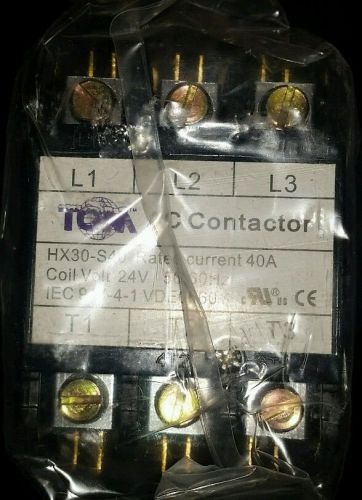 HX30-S40 3 Pole 30 Amp 240 Volt Contactor