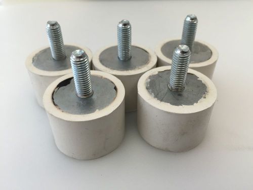 Insulator noise, shock, vibration control 1/4-20 thread -5 per order for sale