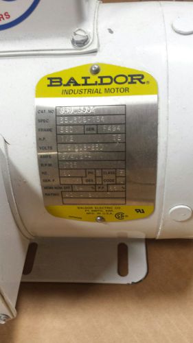 BALDOR GEN PURPOSE ELECTRIC MOTOR 1/2HP SINGLE PHASE 56CFRAME 1800RPM 115/230V