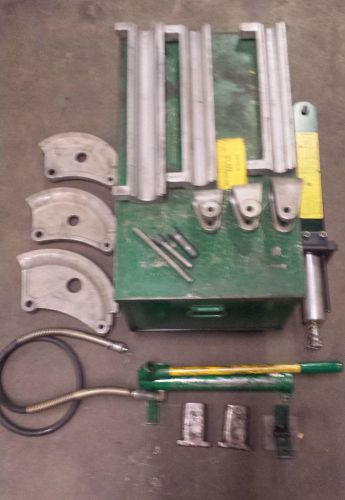 GREENLEE 882 EMT PIPE HYDRAULIC FLIP TOP BENDER WITH PUMP &amp; BOX *SUPER DEAL*