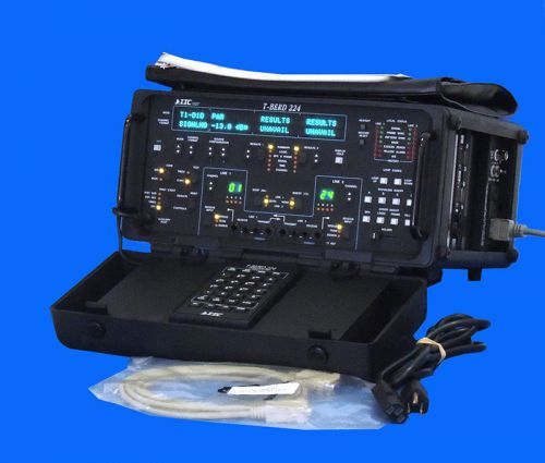 Acterna ttc t-berd 224 pcm analyzer 9x options keypad manual loaded / warranty for sale