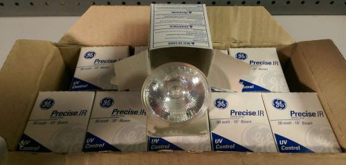 20 X GE 16718 Q50MR16/HIR/CG10 50 WATT 10 DEG BEAM UV CONTROL MR16 LAMP