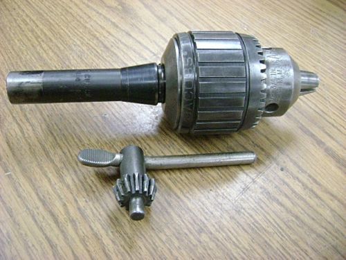 Jacobs #18n ball bearing keyed 1/8&#034; - 3/4&#034; capacity super chuck #4jt mount for sale