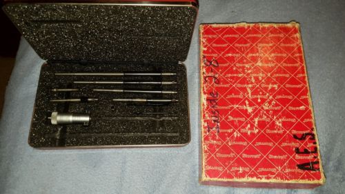 Starrett no. 124  2&#034;-8&#034; inside micromter with case and box for sale