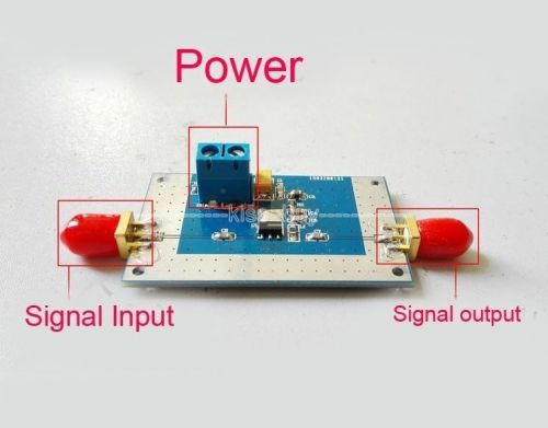 50m--6ghz low noise rf broadband signal amplifier module 21db vhf lna sbb5089 for sale