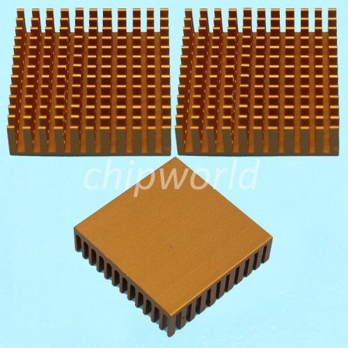 3PCS Heat sink 40*40*11MM IC Heat sink Aluminum 40X40X11MM Cooling Fin new