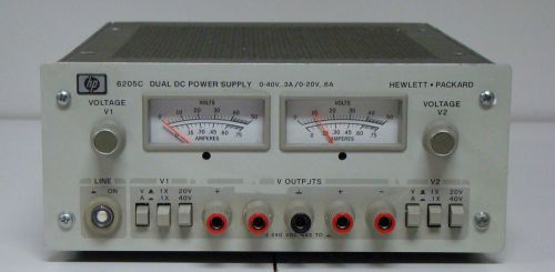HP 6205C Dual DC Power Supply Hewlett Packard