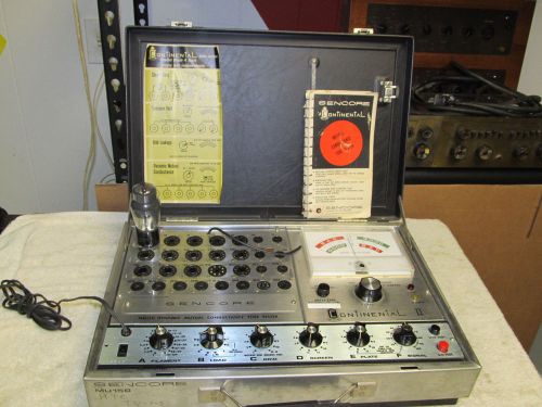 Sencore MU-150 tube tester: MUTUAL CONDUCTANCE TESTER