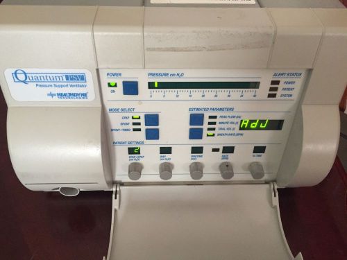 QUANTUM PSV PRESSURE SUPPORT VENTILATOR BY HEALTHDYNE TECHNOLOGIES