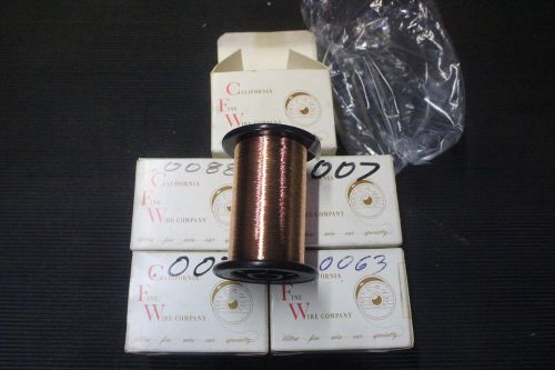 Copper wire ( 99.99% cda 101)  by (california fine wire) 13,000 feet for sale