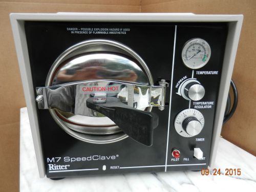 Ritter M7 Speedclave Autoclave Sterilizer Medical Dental Tattoo