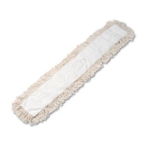 Unisan industrial dust mop head hygrade cotton 48 width x 5 depth white (1348) for sale