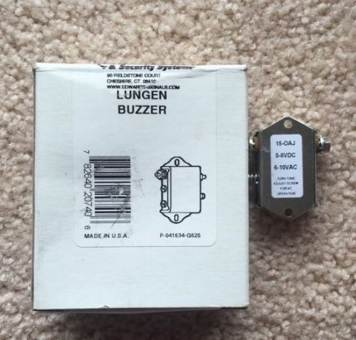 EDWARDS SIGNALING 15-0AJ Lungen Buzzer 5-8VDC 6-10VAC Adj Volume Buzzer 15-OAJ