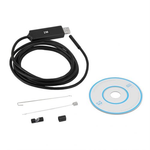 6LED Waterproof 5.5mm 2M USB Endoscope Borescope Photo Capture Inspection #*