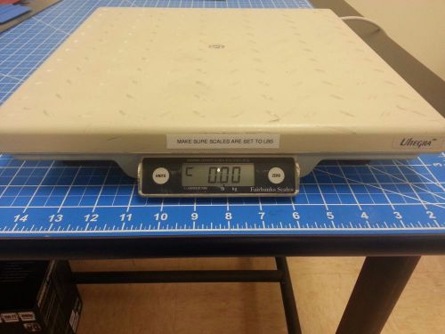 Fairbanks Scales Ultegra SCB-R9000-14U Flat-Top Shipping Scale 150LB Capacity