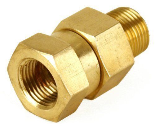 General Pump D10066 Brass Coupler, 3/8&#034; NPT Male x 3/8&#034; NPT Female Swivel with B