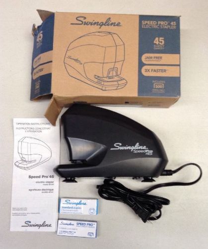 Swingline Electric Stapler, Speed Pro 45 Black