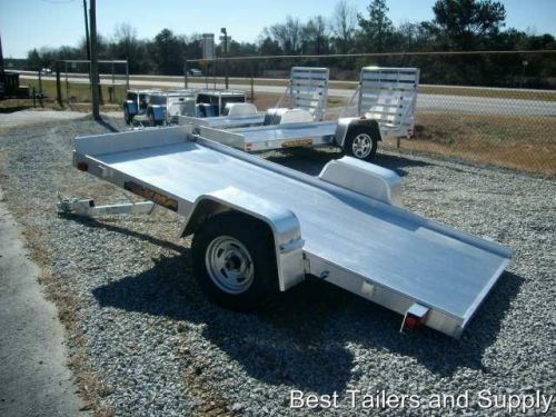 ALUMA 5410 tilt 54 x 10 Aluminum ATV motorcycle utility Trailer NEW 2016