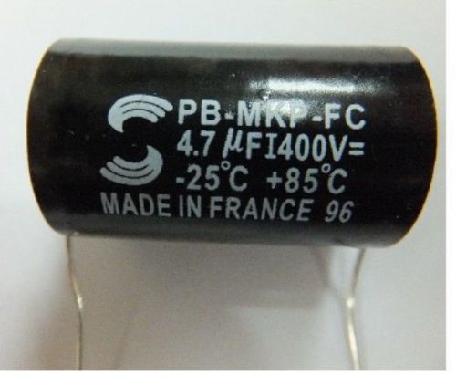 Solen PB-MKP-FC 4.7uF 400V 4.7MFD MKP Non-polar audio capacitor   #G923 xh