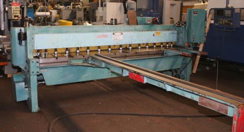 1983 WYSONG 10&#039; x 14 Ga  MODEL 1410 MECHANICAL SQUARING SHEAR w/ FOPBG