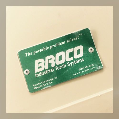 BROCO PRIME-CUT ULTRATHERMIC CUTTING SYSTEM PC/A-5V2HR RESCUE &amp; RECOVERY TORCH