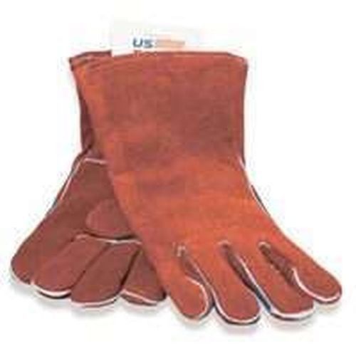 New us forge 00401 deluxe leather red lined welding gloves new sale 7331325 for sale