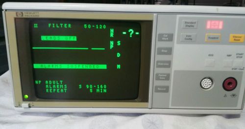 HEWLETT PACKARD 78352C  FETAL  MONITOR ECG SAO2 NIBP  Monitor .